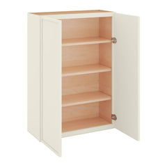 Modernform Cabinet Slim Dove White 30" W X 42" H X 12" D Double Door Wall Cabinet