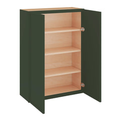 Modernform Cabinet Slim Sage Green 30" W X 42" H X 12" D Double Door Wall Cabinet