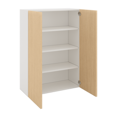 Modernform Cabinet Natural Oak 30" W X 42" H X 12" D Double Door Wall Cabinet