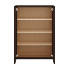 J&K Java Coffee S1 Double Door Wall Cabinet - 30" W x 42" H