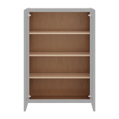 J&K Castle Grey S5 Double Door Wall Cabinet - 30" W x 42" H