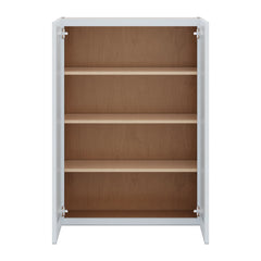 J&K White Shaker S8 Double Door Wall Cabinet - 30" W x 42" H