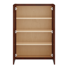 J&K Mahogany J5 Double Door Wall Cabinet - 30" W x 42" H