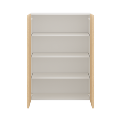 Modernform Cabinet Natural Oak 30" W X 42" H X 12" D Double Door Wall Cabinet