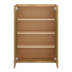 J&K Butterscotch B8 Double Door Wall Cabinet - 30" W x 42" H