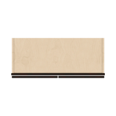 J&K Espresso K8 Double Door Wall Cabinet - 30" W x 42" H