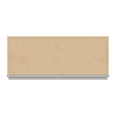CNC Luxor 5-Piece Misty Grey 30" W X 42" H Double Door Wall Cabinet