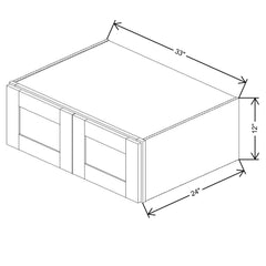 Fabuwood Allure Luna Indigo 33"W X 12"H X 24"D Wall