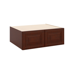 J&K Mahogany J5 Refrigerator Wall Cabinet - 33" W x 12" H x 27" D