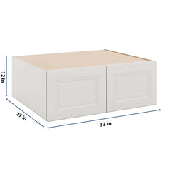 J&K Pure B5 Refrigerator Wall Cabinet - 33" W x 12" H x 27" D