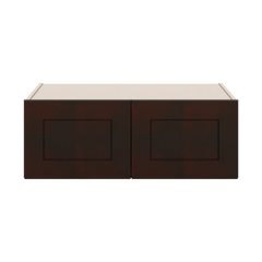 J&K Java Coffee S1 Refrigerator Wall Cabinet - 33" W x 12" H x 27" D
