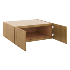 J&K Butterscotch B8 Refrigerator Wall Cabinet - 33" W x 12" H x 27" D