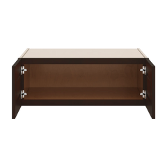 J&K Java Coffee S1 Refrigerator Wall Cabinet - 33" W x 12" H x 27" D