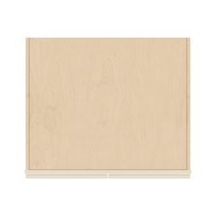 J&K Pearl Glazed H9 Refrigerator Wall Cabinet - 33" W x 12" H x 27" D