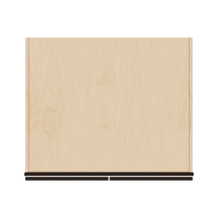 J&K Espresso K8 Refrigerator Wall Cabinet - 33" W x 12" H x 27" D