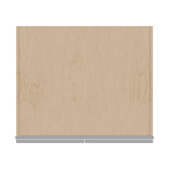 J&K Castle Grey S5 Refrigerator Wall Cabinet - 33" W x 12" H x 27" D