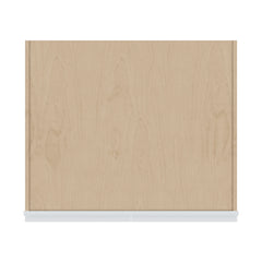 J&K White Shaker S8 Refrigerator Wall Cabinet - 33" W x 12" H x 27" D