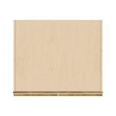 J&K Butterscotch B8 Refrigerator Wall Cabinet - 33" W x 12" H x 27" D