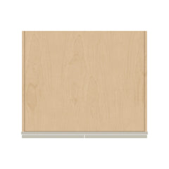 J&K Pebble B6 Refrigerator Wall Cabinet - 33" W x 12" H x 27" D