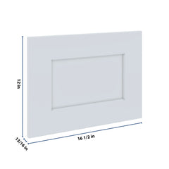 J&K White Shaker S8 Dummy Door Panel 16 1/2" W x 12" H