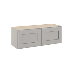 CNC Luxor 5-Piece Misty Grey 33" W X 12" H Double Door Wall Cabinet