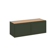 Modernform Cabinet Slim Sage Green 33" W X 12" H X 12" D Double Door Wall Cabinet