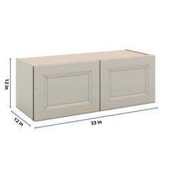 J&K Pebble B6 Double Door Wall Cabinet - 33" W x 12" H