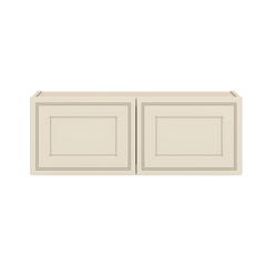 J&K Pearl Glazed H9 Double Door Wall Cabinet - 33" W x 12" H