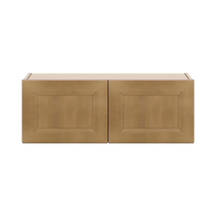 J&K Butterscotch B8 Double Door Wall Cabinet - 33" W x 12" H