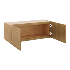 J&K Butterscotch B8 Double Door Wall Cabinet - 33" W x 12" H