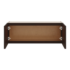 J&K Java Coffee S1 Double Door Wall Cabinet - 33" W x 12" H