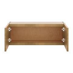 J&K Butterscotch B8 Double Door Wall Cabinet - 33" W x 12" H