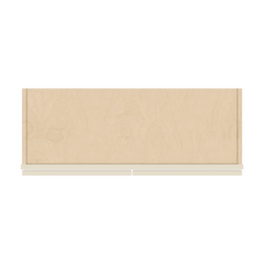 J&K Pearl Glazed H9 Double Door Wall Cabinet - 33" W x 12" H