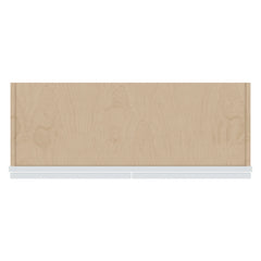 J&K White Shaker S8 Double Door Wall Cabinet - 33" W x 12" H
