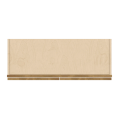 J&K Butterscotch B8 Double Door Wall Cabinet - 33" W x 12" H