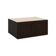 J&K Espresso K8 Refrigerator Wall Cabinet - 33" W x 15" H x 27" D