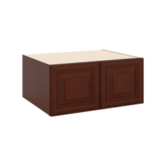J&K Mahogany J5 Refrigerator Wall Cabinet - 33" W x 15" H x 27" D