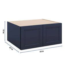 J&K Naval B7 Refrigerator Wall Cabinet - 33" W x 15" H x 27" D