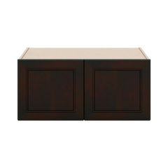 J&K Espresso K8 Refrigerator Wall Cabinet - 33" W x 15" H x 27" D