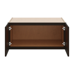 J&K Espresso K8 Refrigerator Wall Cabinet - 33" W x 15" H x 27" D