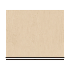J&K Espresso K8 Refrigerator Wall Cabinet - 33" W x 15" H x 27" D
