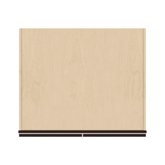J&K Java Coffee S1 Refrigerator Wall Cabinet - 33" W x 15" H x 27" D