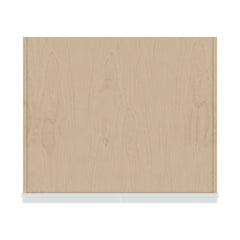J&K White Shaker S8 Refrigerator Wall Cabinet - 33" W x 15" H x 27" D