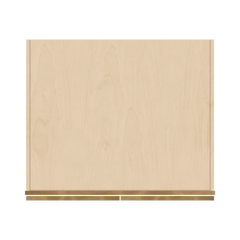 J&K Butterscotch B8 Refrigerator Wall Cabinet - 33" W x 15" H x 27" D