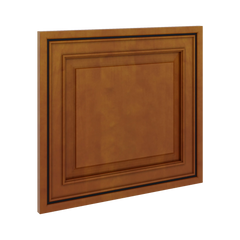 J&K Mocha Glazed K10 Dummy Door Panel 16 1/2" W x 15" H