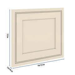 J&K Pearl Glazed H9 Dummy Door Panel 16 1/2" W x 15" H
