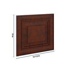 J&K Mahogany J5 Dummy Door Panel 16 1/2" W x 15" H