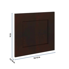 J&K Java Coffee S1 Dummy Door Panel 16 1/2" W x 15" H