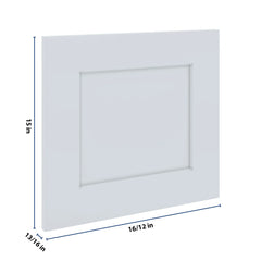 J&K White Shaker S8 Dummy Door Panel 16 1/2" W x 15" H