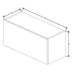 Fabuwood Illume Tuscany Muratti 4 15" High Lift Up Wall